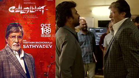 Amitabh Bachchan to play Sathyadev in Rajinikanth's Vettaiyan