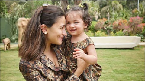 Alia Bhatt and Raha