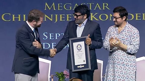 A still from the event