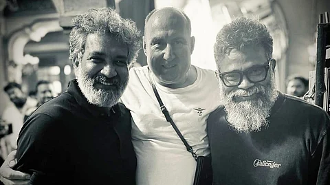 SS Rajamouli, Miroslaw Brozek and Sukumar