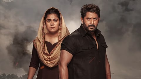 Arshad Warsi and Meher Vij in the motion poster