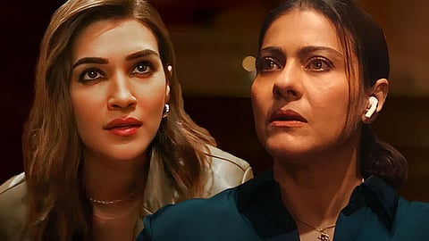 Kriti Sanon and Kajol in the promo video