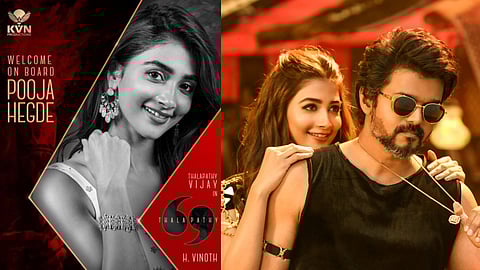 Pooja Hegde roped in as the female lead in Thalapathy 69