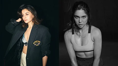 Alia Bhatt (left) and Sharvari