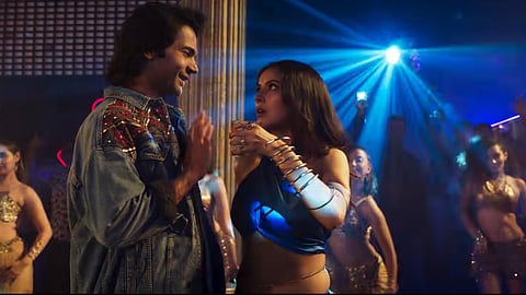 Shehnaaz Gill and Rajkummar Rao in a still from the music video