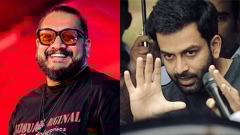 Jithin Laal (L), Prithviraj Sukumaran