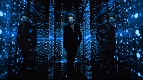 Kartik Aaryan in a still from the music video
