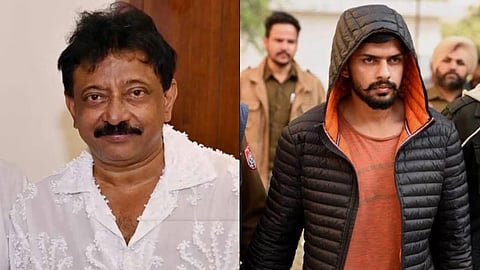 Ram Gopal Varma (left) and Lawrence Bishnoi