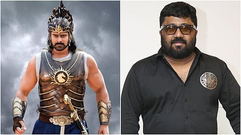 A still from Baahubali; KE Gnanavel Raja