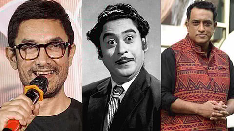 Aamir Khan (L), Kishore Kumar (M) and Anurag Basu (R)