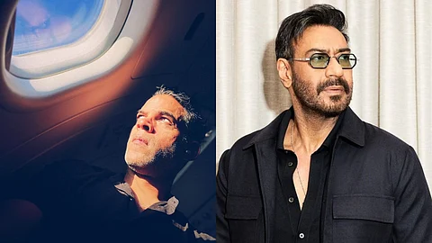 Vikramaditya Motwane (left) and Ajay Devgn