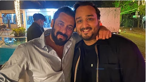 Salman Khan and Zeeshan Siddique