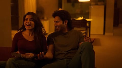 Samantha and Varun in the trailer