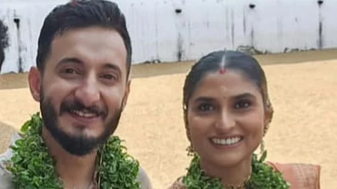 Malayalam composer Sushin Shyam ties the knot with Uthara Krishnan