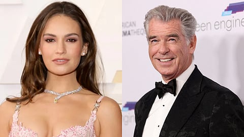 Lily James and Pierce Brosnan to star in Cliffhanger reboot