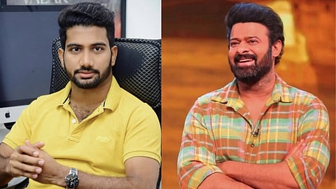 Prasanth varma (L) and Prabhas (R)