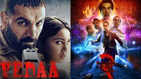 Poster of Vedaa and Stree 2