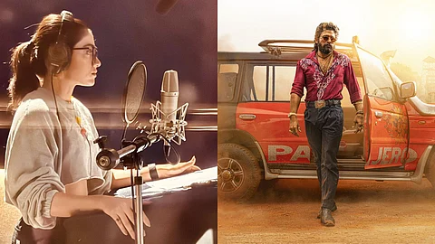 Rashmika Mandanna completes dubbing for Pushpa 2