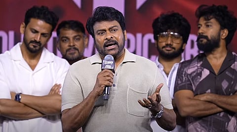 Chiranjeevi at Zebra pre-release