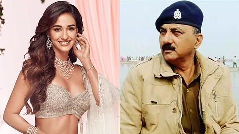 Disha Patani and her father