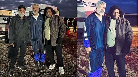 Snaps of Yogi Babu and Ajith suggest Good Bad Ugly collaboration