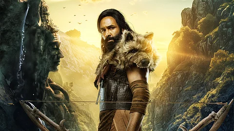 A poster of Kannappa