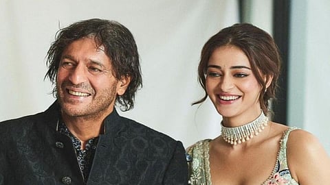 Chunky Panday and Ananya Panday
