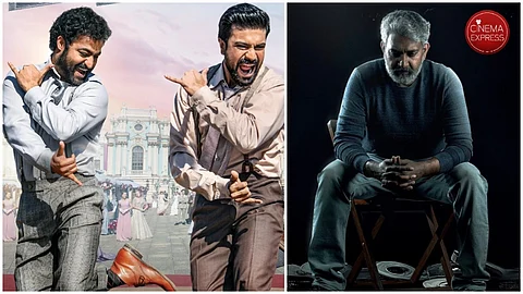 A still from RRR; SS Rajamouli