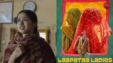 Nitanshi Goel (L) and Laapataa Ladies Poster (R)
