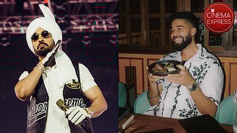 Diljit Dosanjh (left) and AP Dhillon