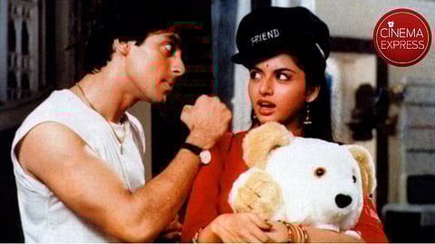 Salman Khan and Bhagyashree in Maine Pyar Kiya