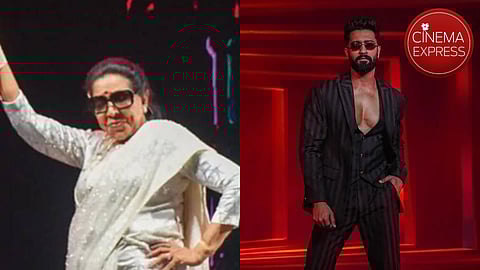 Asha Bhosle and Vicky Kaushal