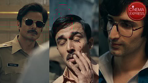 (from left) Rahul Bhat, Zahaan Kapoor and Sidhant Gupta in Black Warrant