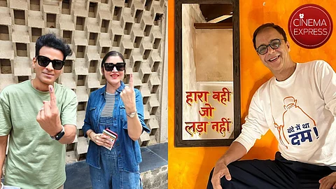 Manoj Bajpayee and Shabana Raza (left) and Vidhu Vinod Chopra