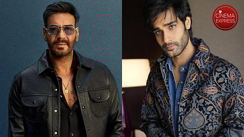 Ajay Devgn and Aaman Devgan
