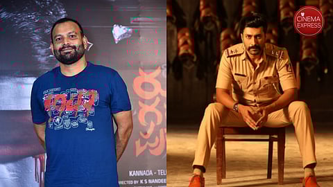Director Nandeesh (Left) and actor Rishi (right)