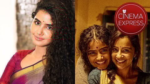 Anupama Parameswaran (L) and Paradha poster (R)