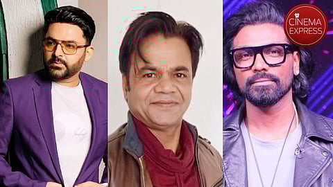 Kapil Sharma (L), Rajpal YAdav (M) and Remo D'Souza (R)