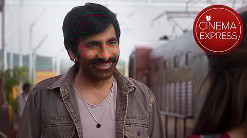 A still from Mass Jathara’s glimpse