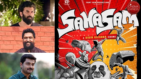 (Top to bottom) Sunny Wayne, Babu Antony, Narain
