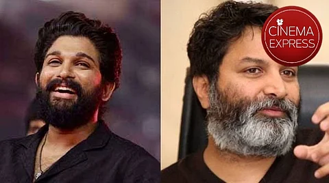 Allu Arjun (L) and Trivikram Srinivas (R)