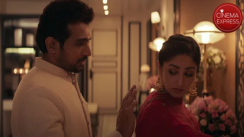 Pratik Gandhi (L) and Yami Gautam (R)