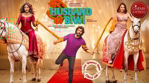 Bhumi (L), Arjun (M) and Rakul (R) in the poster