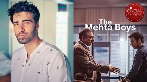 Avinash Tiwary (L) and the poster of The Mehta Boys (R)