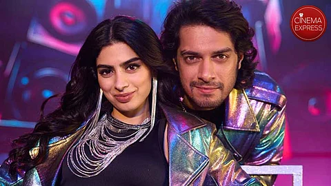 Khushi Kapoor and Junaid Khan in the film