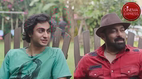 Arhaan Khan and Salman Khan in the podcast