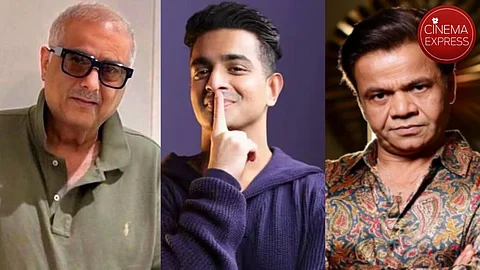Boney Kapoor (L), Ranveer Allahbadia (M) and Rajpal Yadav (R)