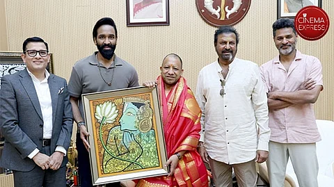 Kannappa team meets CM Yogi Adityanath