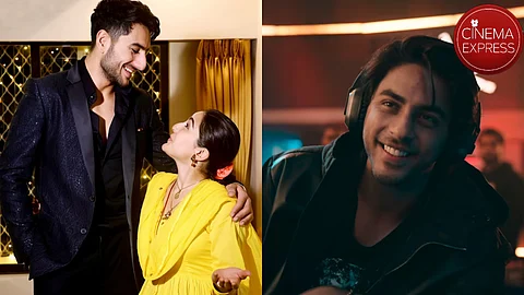 Ibrahim Ali Khan and Sara Ali Khan (left) Aryan Khan