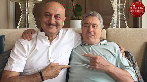 Anupam Kher calls Cannes honourary Palme d'Or winner Robert De Niro 'Godfather of Acting'